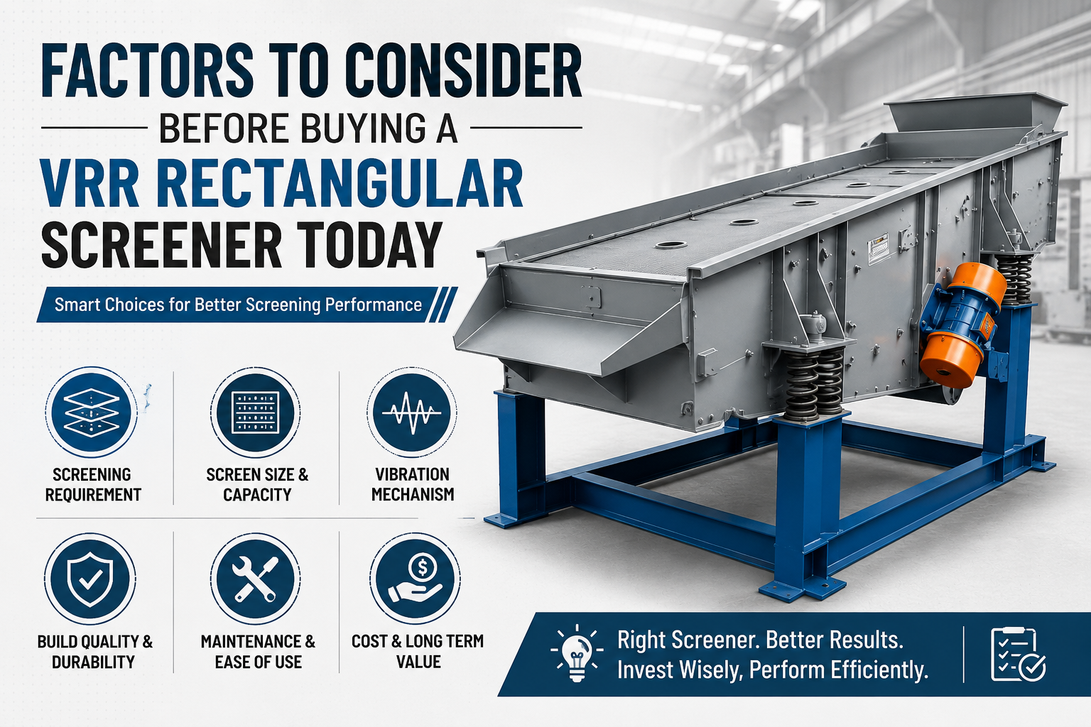 Vrr rectangular screener